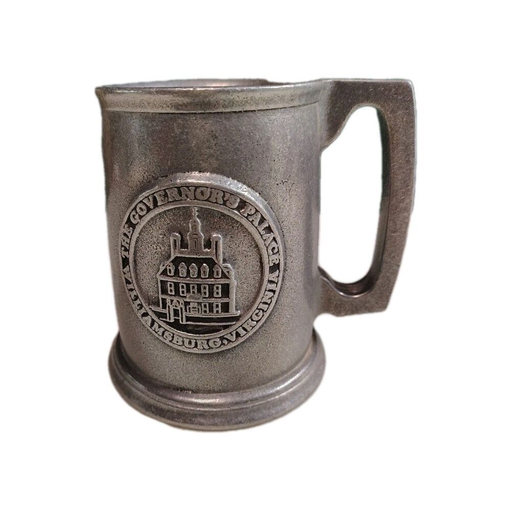 ​Vtg Wilton Armetale RWP Pewter Mug Tankard Governor's Palace Williamsburg VA